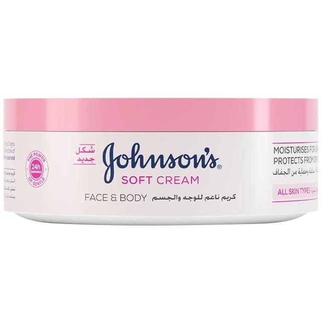 کرم مرطوب کننده جانسون 200 میل Johnson’s Soft Cream 200ml
