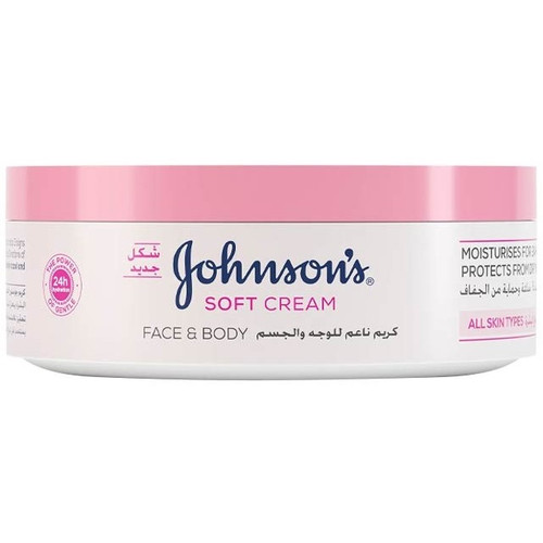 کرم مرطوب کننده جانسون 200 میل Johnson’s Soft Cream 200ml