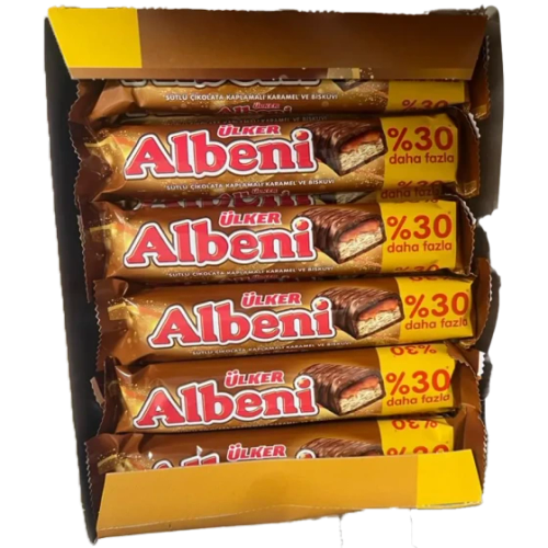 شکلات آلبنی دوبل اولکر 52 گرمی (Ülker Albeni) بسته 18 عددی