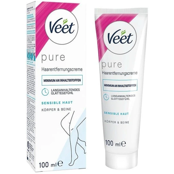 کرم موبر بدن و پا ویت veet مناسب پوست حساس حجم ۱۰۰ میل