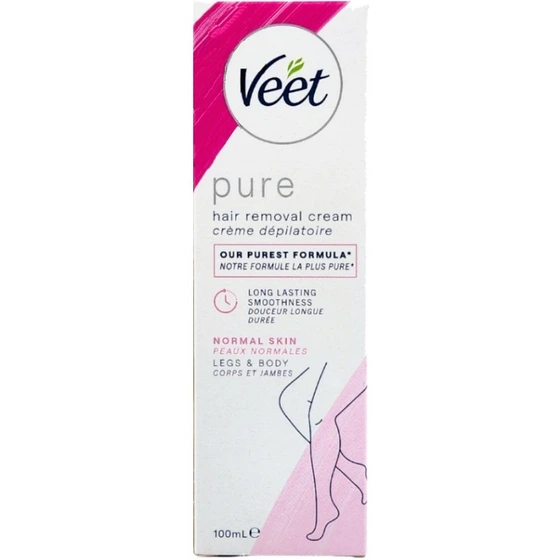 کرم موبر پوست نرمال ویت Veet Pure Hair Removal Cream - Normal Skin (Legs & Body) - 100ml