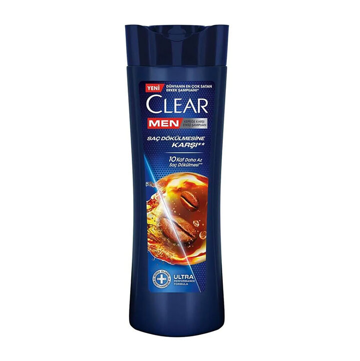 شامپو ضد شوره و ضد ریزش مردانه کلیر Clear حاوی کافئین حجم 350 میل