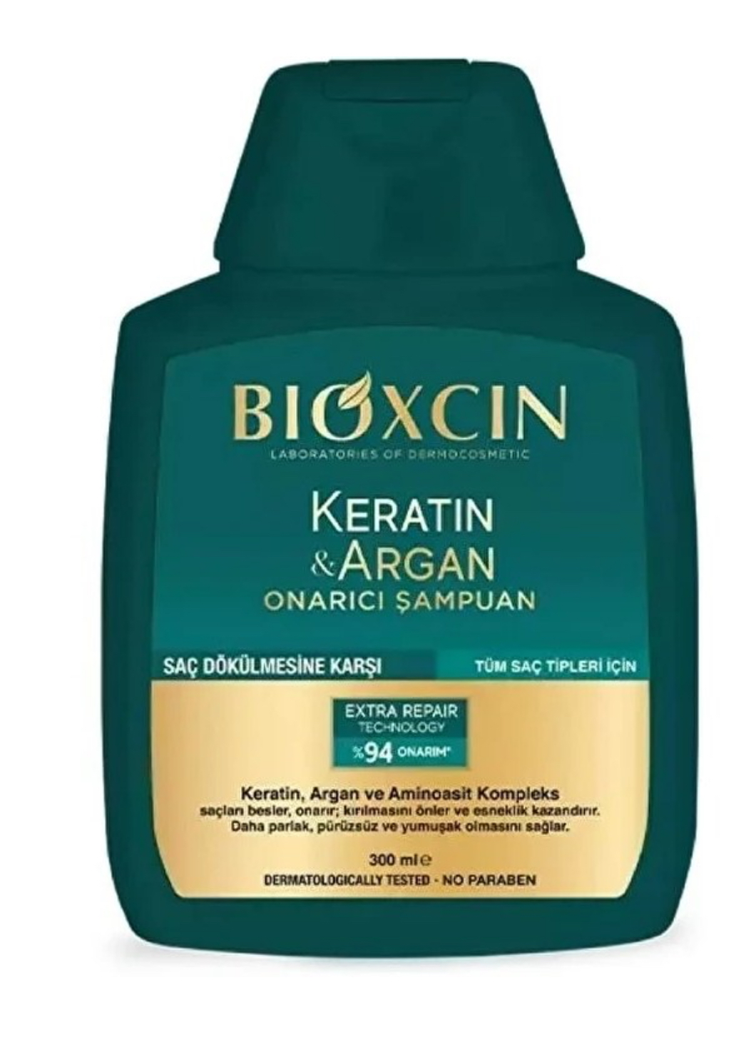 شامپو ترمیم کننده و ضد ریزش حاوی کراتین و روغن آرگان 300میل