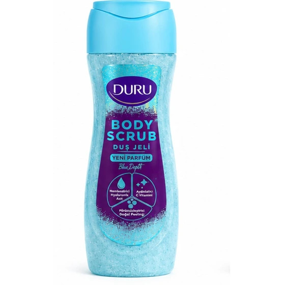 شامپو بدن اسکرابدار و شاین دار دورو Blue Depth رایحه خنک و تازه 450 میل