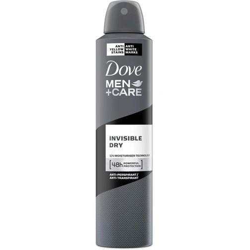 اسپری ضد تعریق داو DOVE مدل Men Care Invisible Dry حجم 250 میلی لیتر