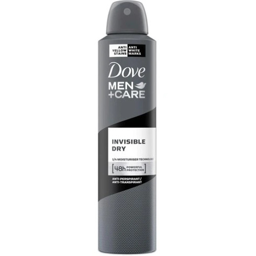 اسپری ضد تعریق داو DOVE مدل Men Care Invisible Dry حجم 250 میلی لیتر