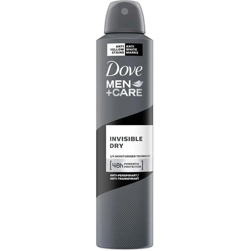 اسپری ضد تعریق داو DOVE مدل Men Care Invisible Dry حجم 250 میلی لیتر